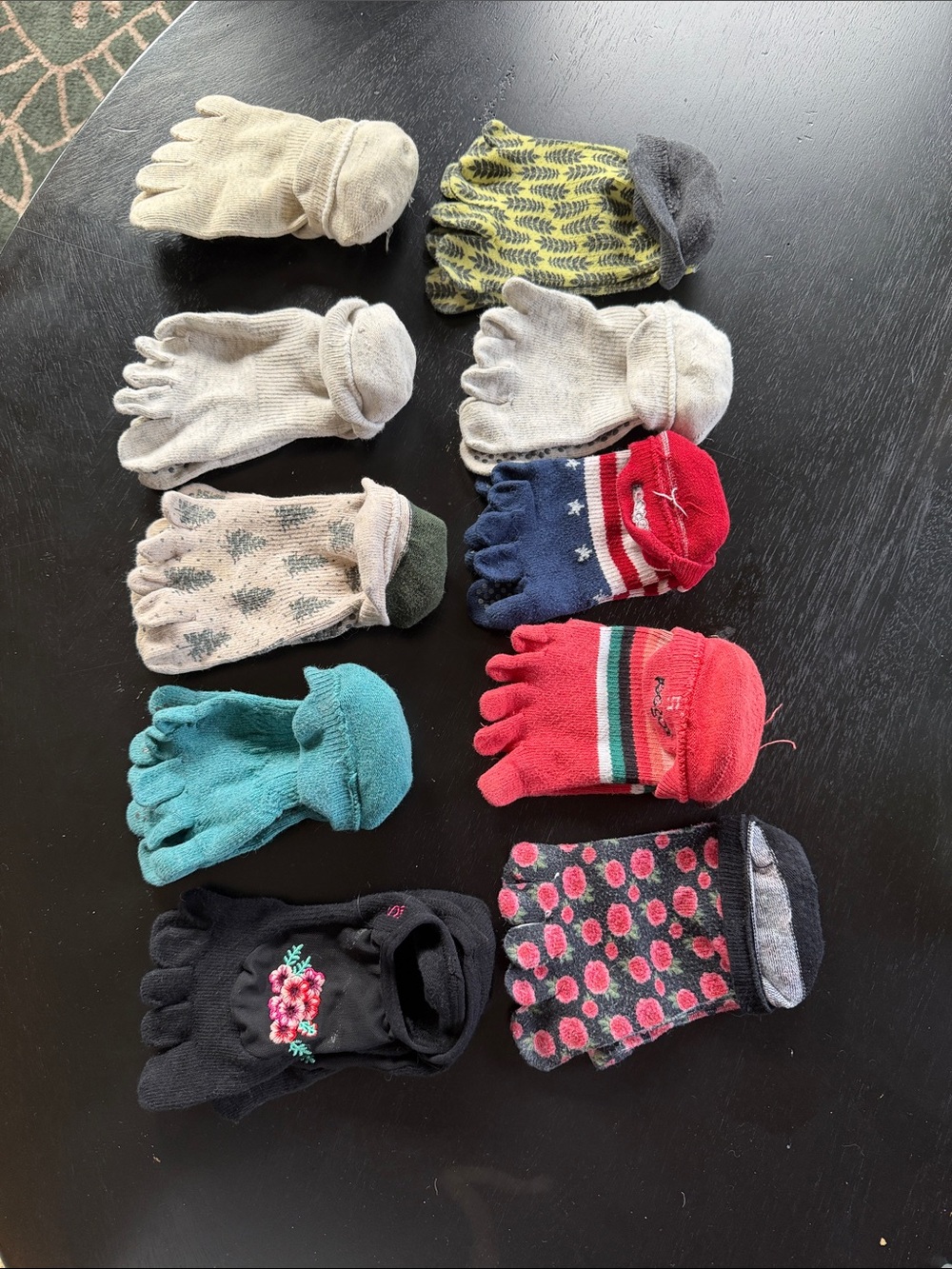 Woman’s Five-Toe Grip Socks - Assorted Colors